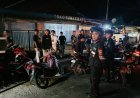 Respon Cepat Aduan Warga, Unit Patroli Sat Samapta Polres Sumbawa Bubarkan Balap Lari di Simpang Sering