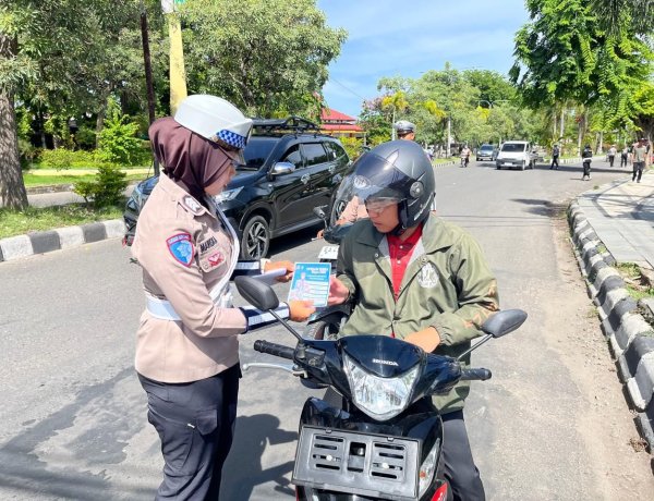 Operasi Zebra Rinjani 2025 Berakhir: Polres Sumbawa Catat 42 Tilang, Ratusan Teguran, dan Satu Lakalantas