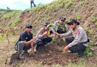 Wujudkan Lingkungan Asri, Polres Sumbawa Bersama Forkopimda Hijaukan Lahan di Desa Emang Lestari